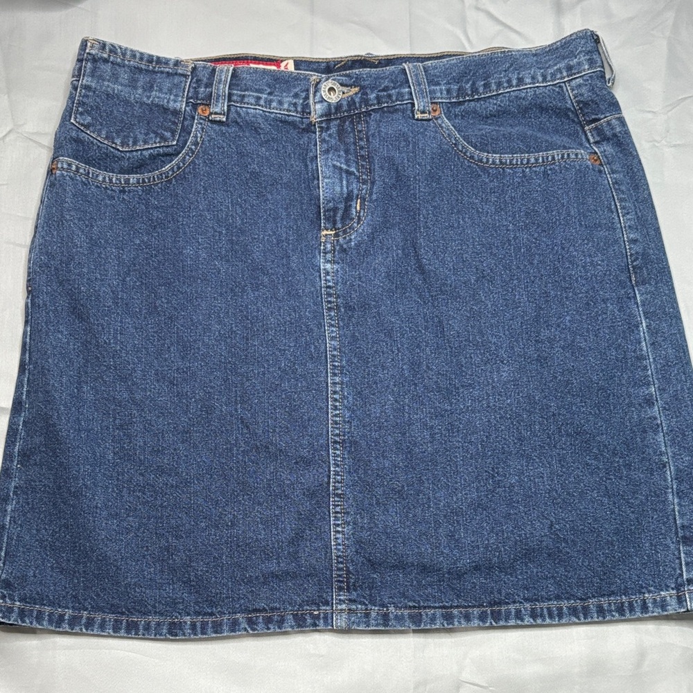 Guess Blue Denim A-Line Skirt